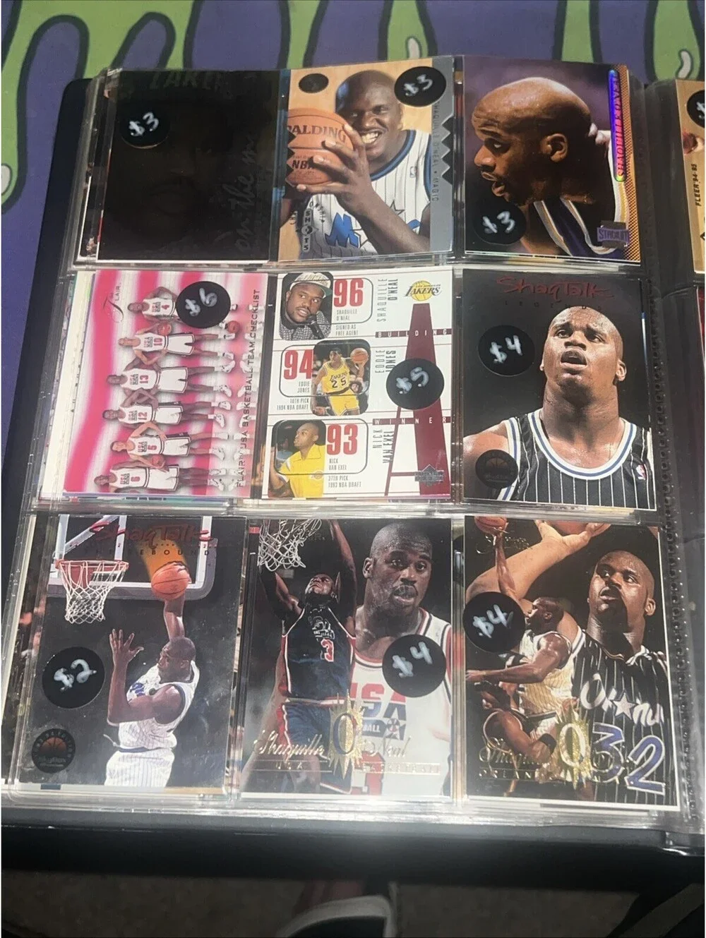 Huge Lot Of Shaquille O'Neal Basketball Cards Rookies Magic Lakers College